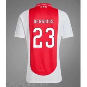 Ajax Steven Berghuis #23 Replik Heimtrikot 2024-25 Kurzarm